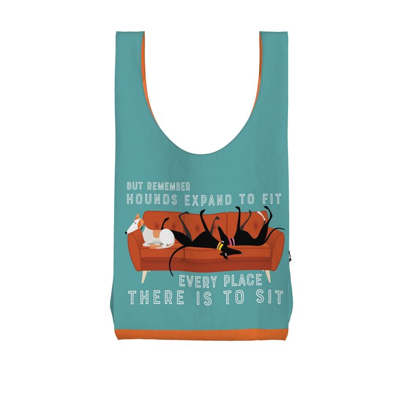 The Downside Of The Upsize | Hounds v Sofas - Parachute Shopper - The Hound LoungeParachute Shopping Bag