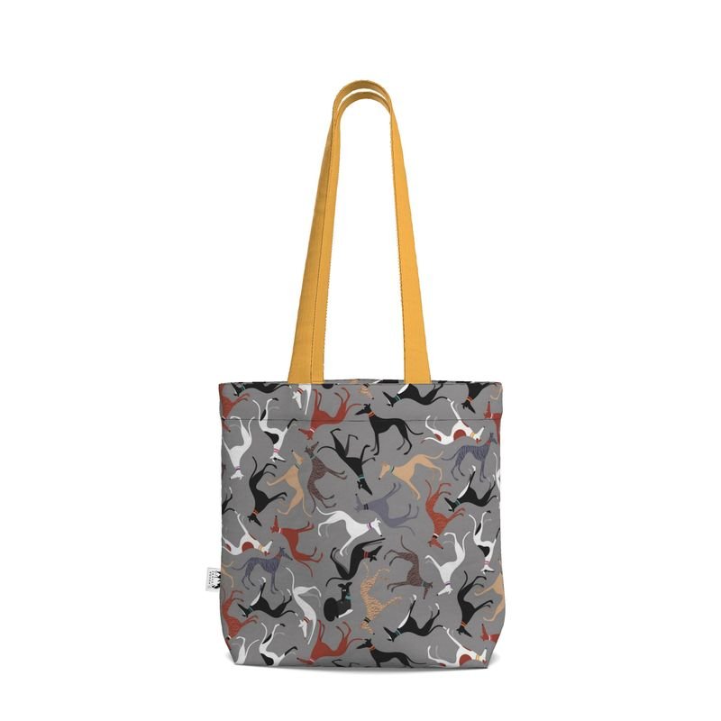 The Hound Loungers Party - GREY Tote Shopping Bag - The Hound LoungeEveryday Tote Bag