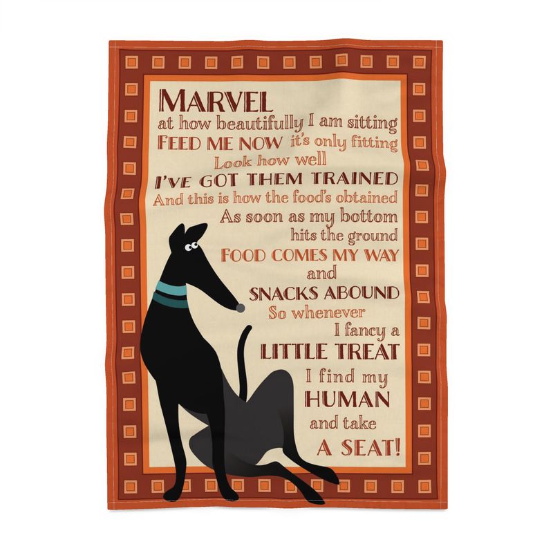 The Marvellous Sitting Hound - Tea Towel - The Hound LoungeTea Towels