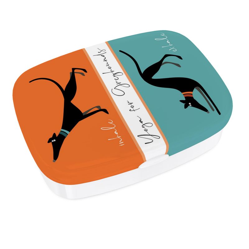 Yoga for GreyhoundsYoga for Greyhounds - Orange & Turquoise Contrado
